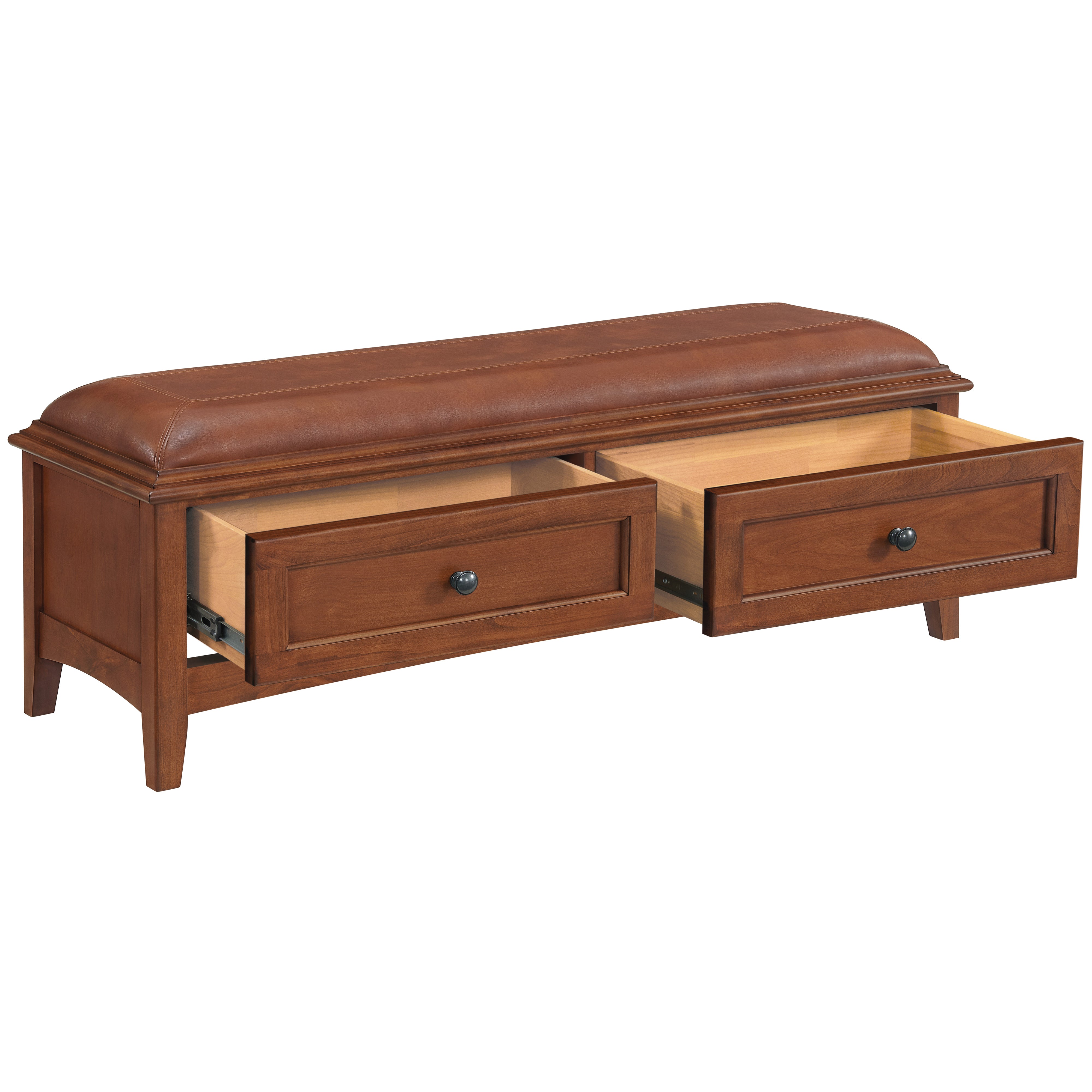 McKenzie 2-Drawer Bench – The Sleep Shoppe