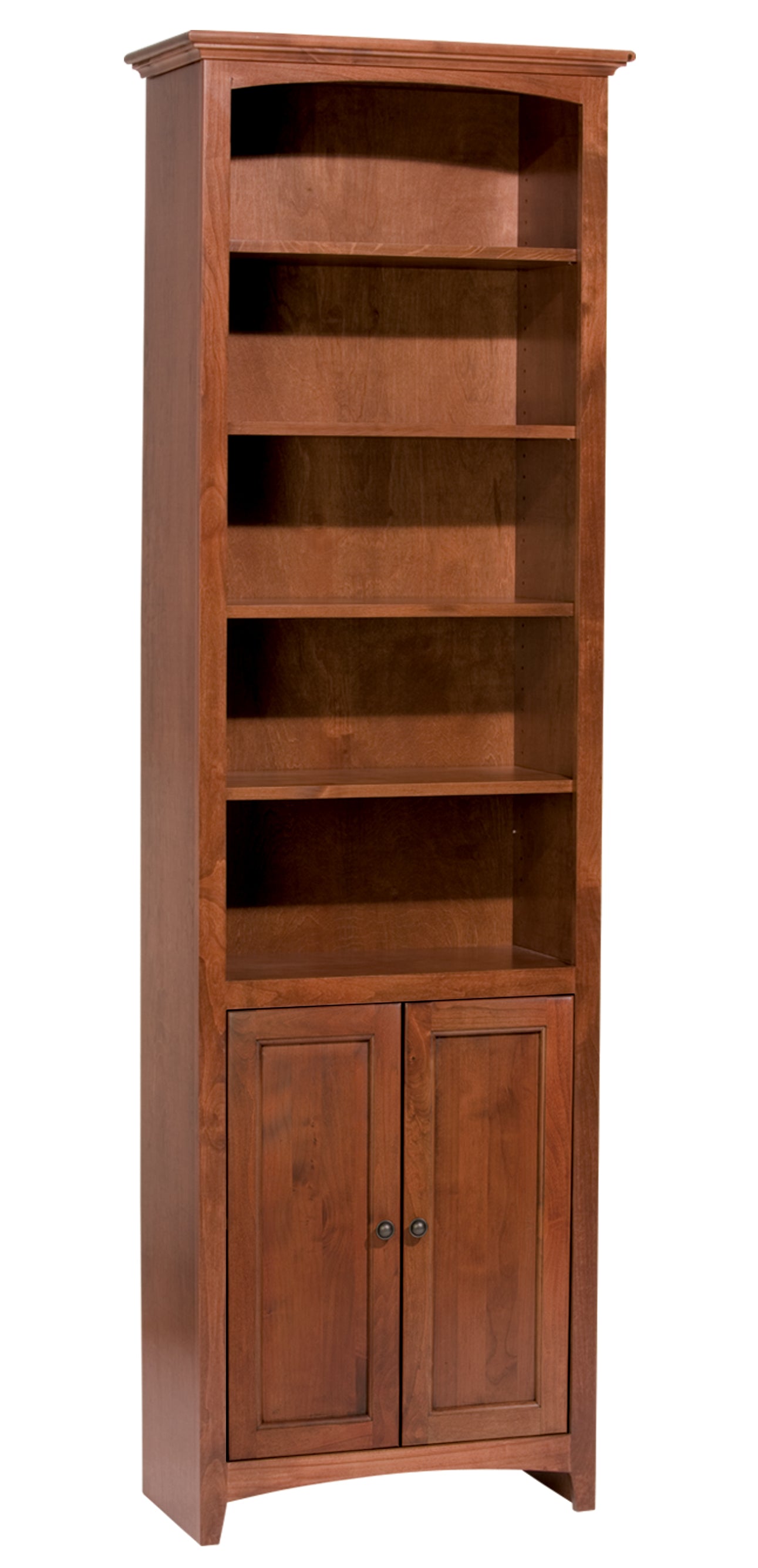 McKenzie Alder Bookcase 24"Wide with Doors