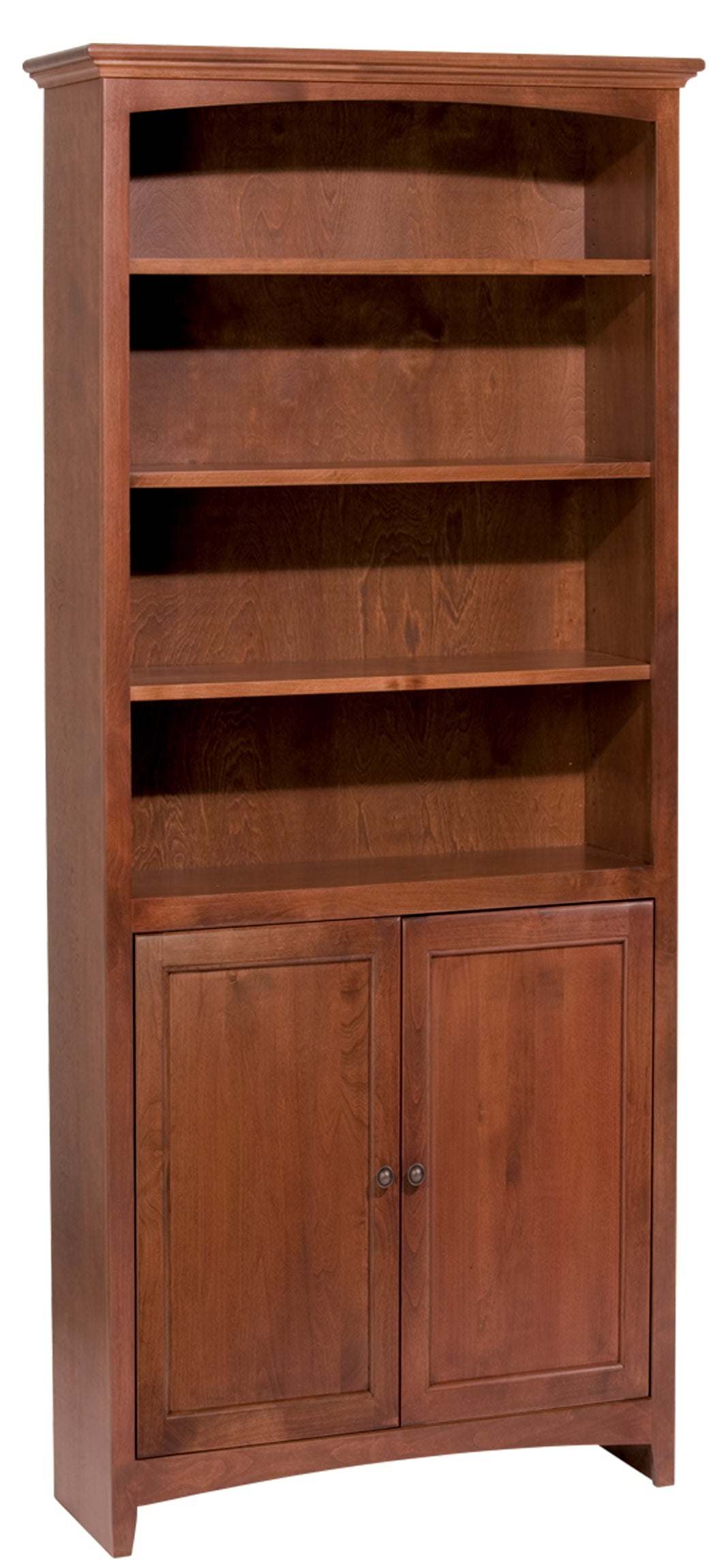 McKenzie Alder Bookcase 30"Wide with Doors