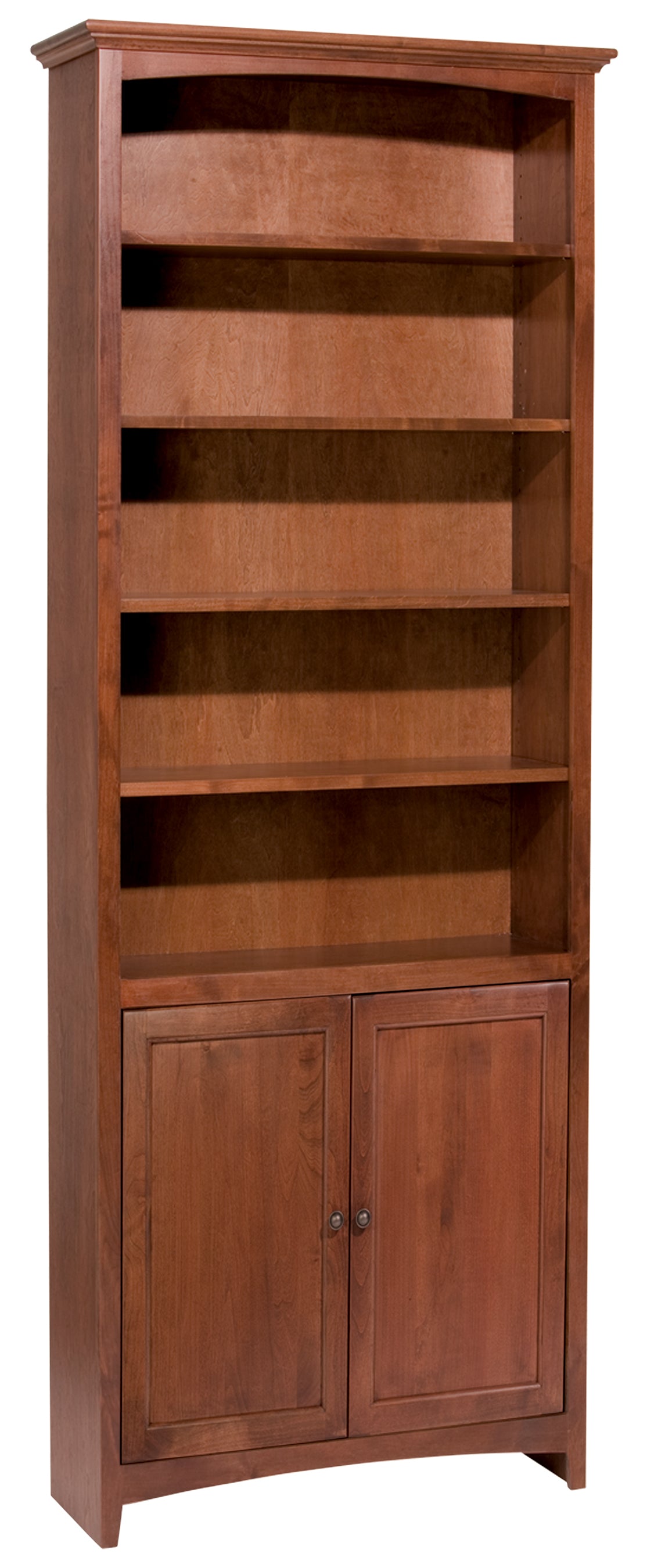 McKenzie Alder Bookcase 30"Wide with Doors