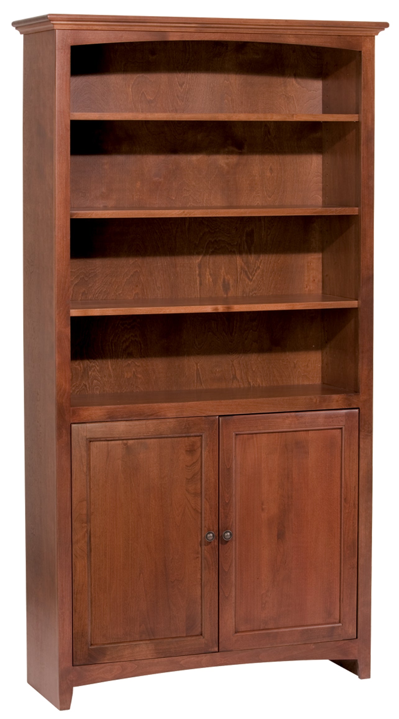 McKenzie Alder Bookcase 36"Wide with Doors