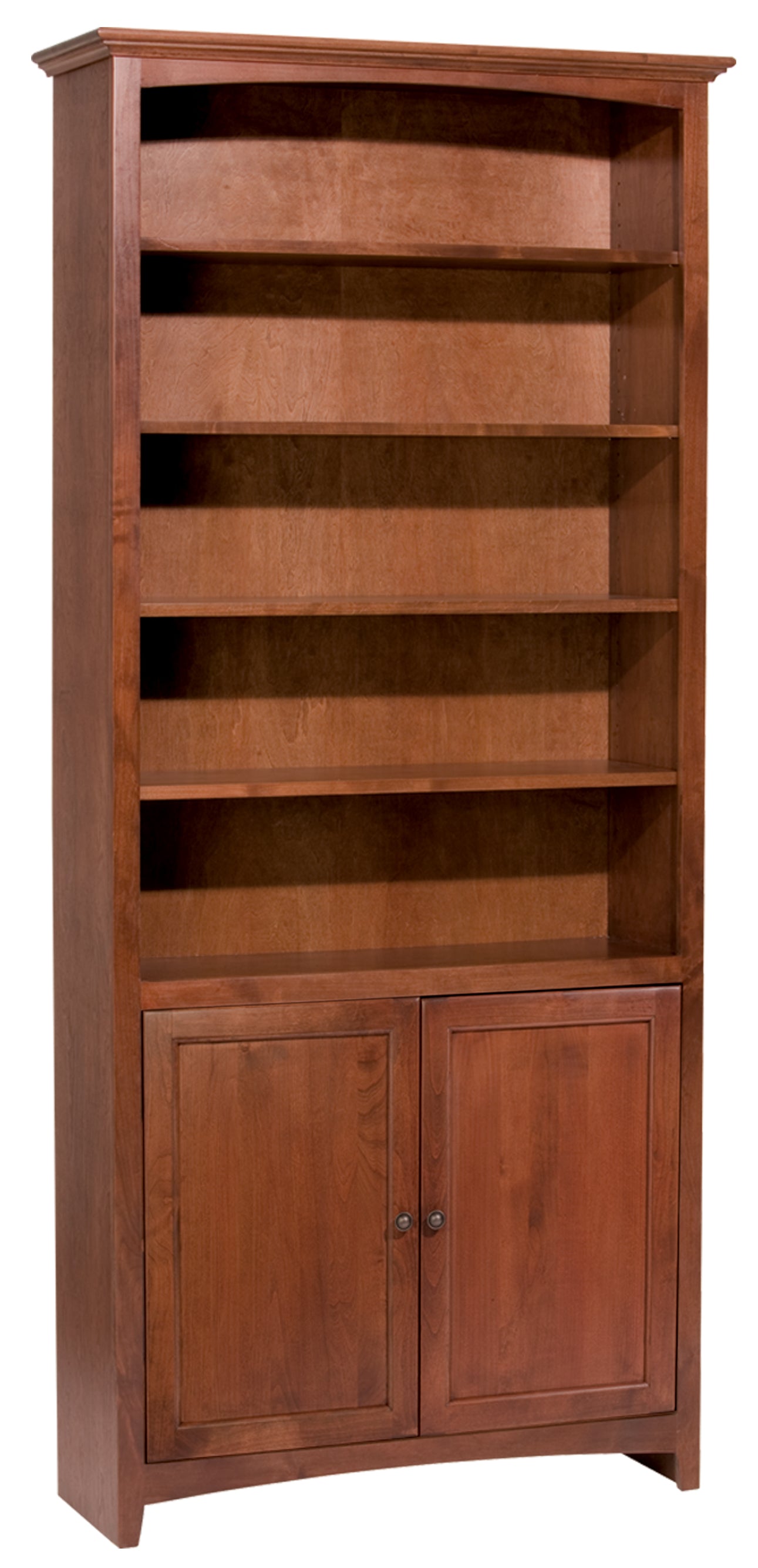 McKenzie Alder Bookcase 36"Wide with Doors