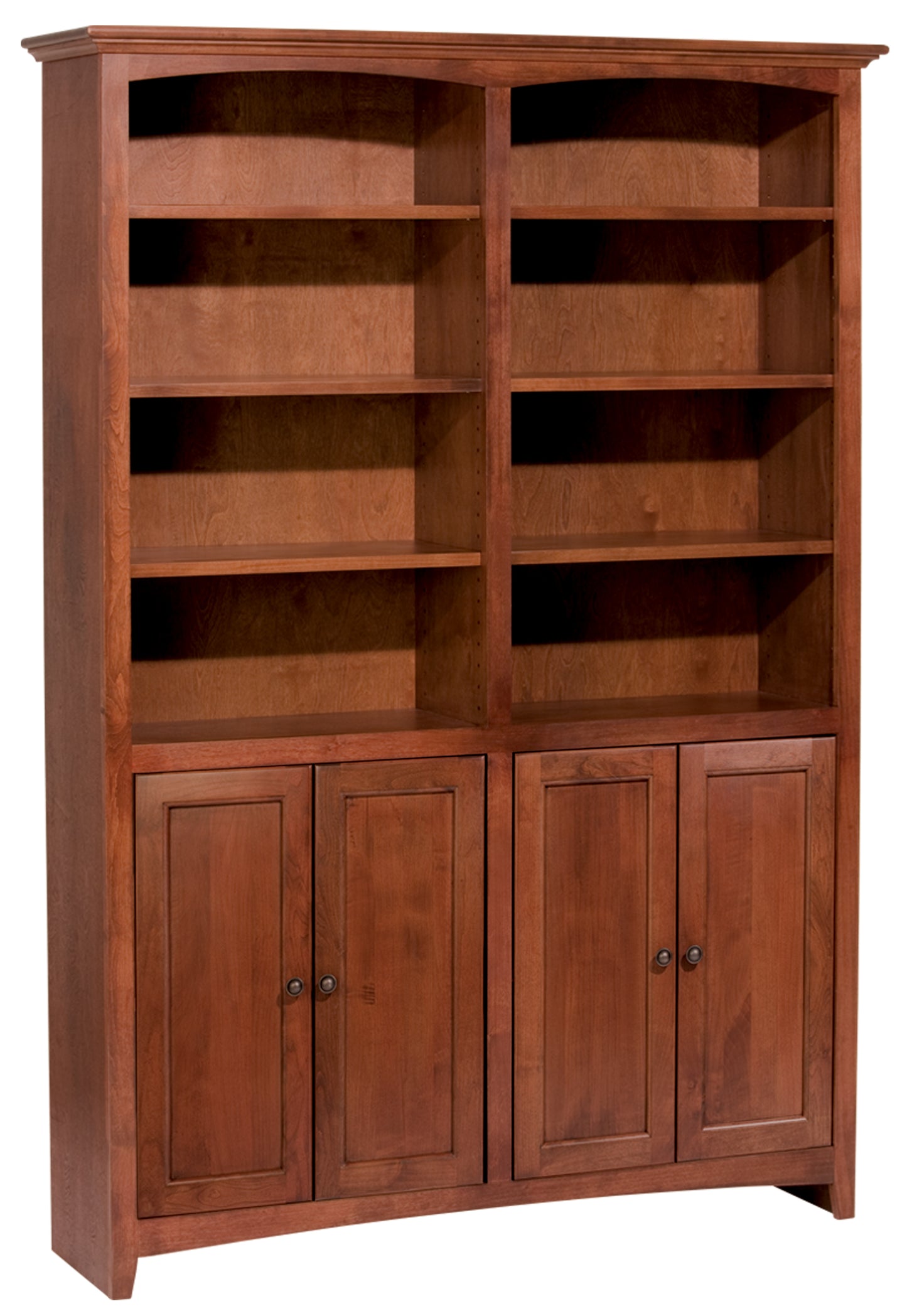 McKenzie Alder Bookcase 48"Wide with Doors