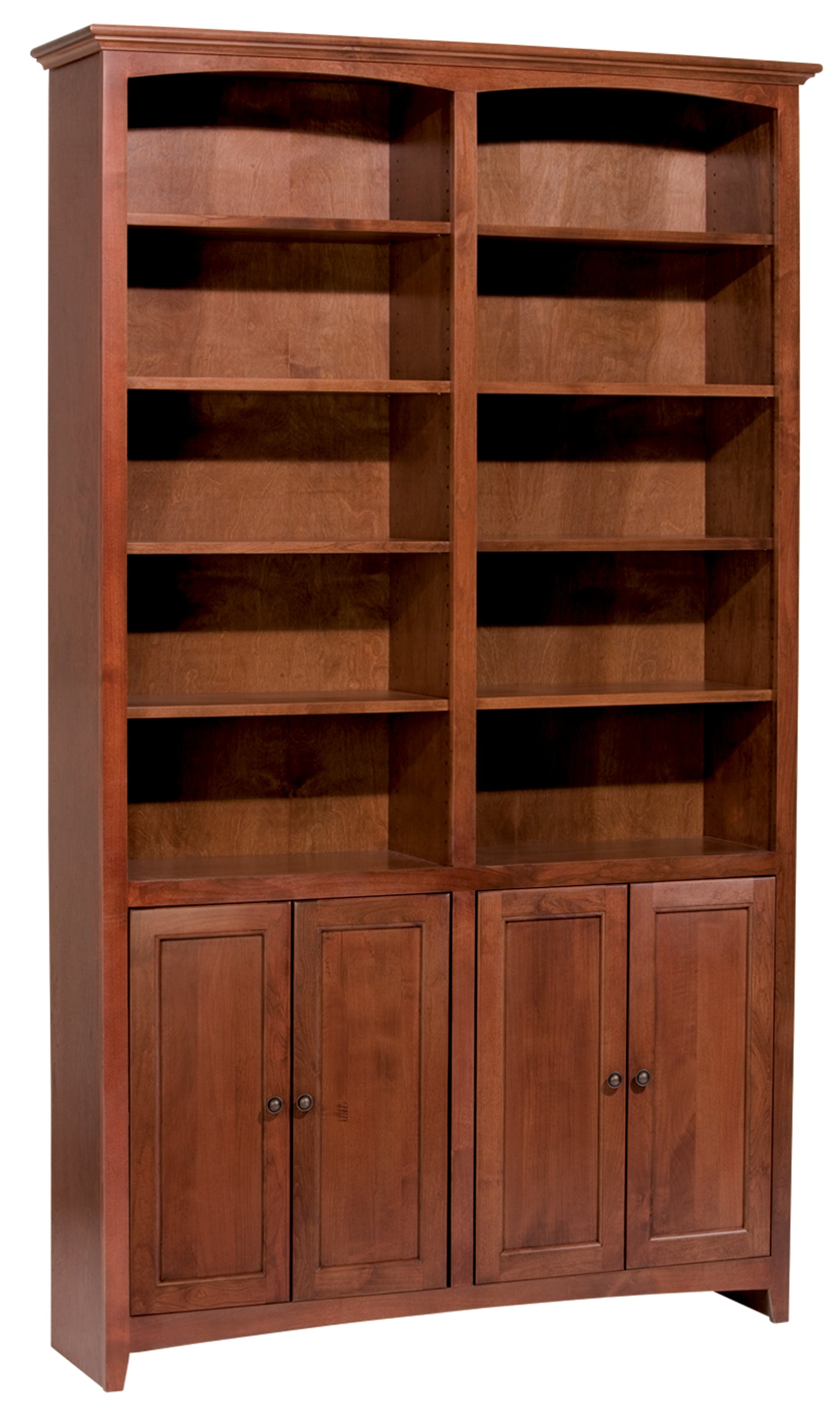 McKenzie Alder Bookcase 48"Wide with Doors