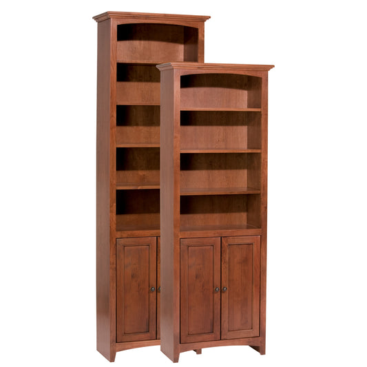 McKenzie Alder Bookcase 24"Wide with Doors