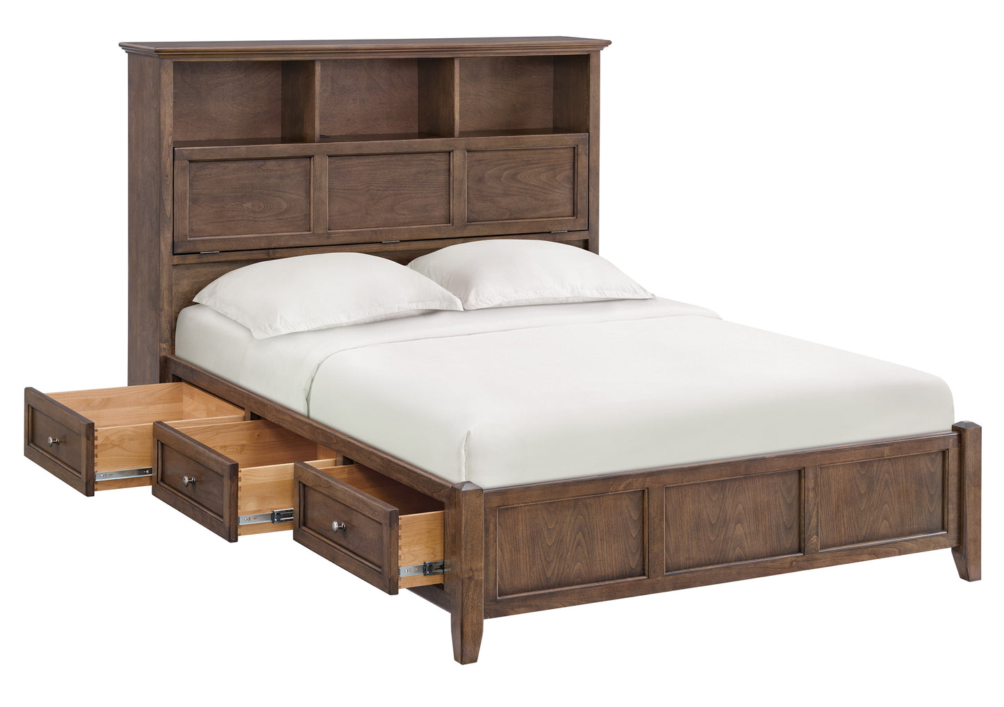 McKenzie Classic Bookcase Storage Bed