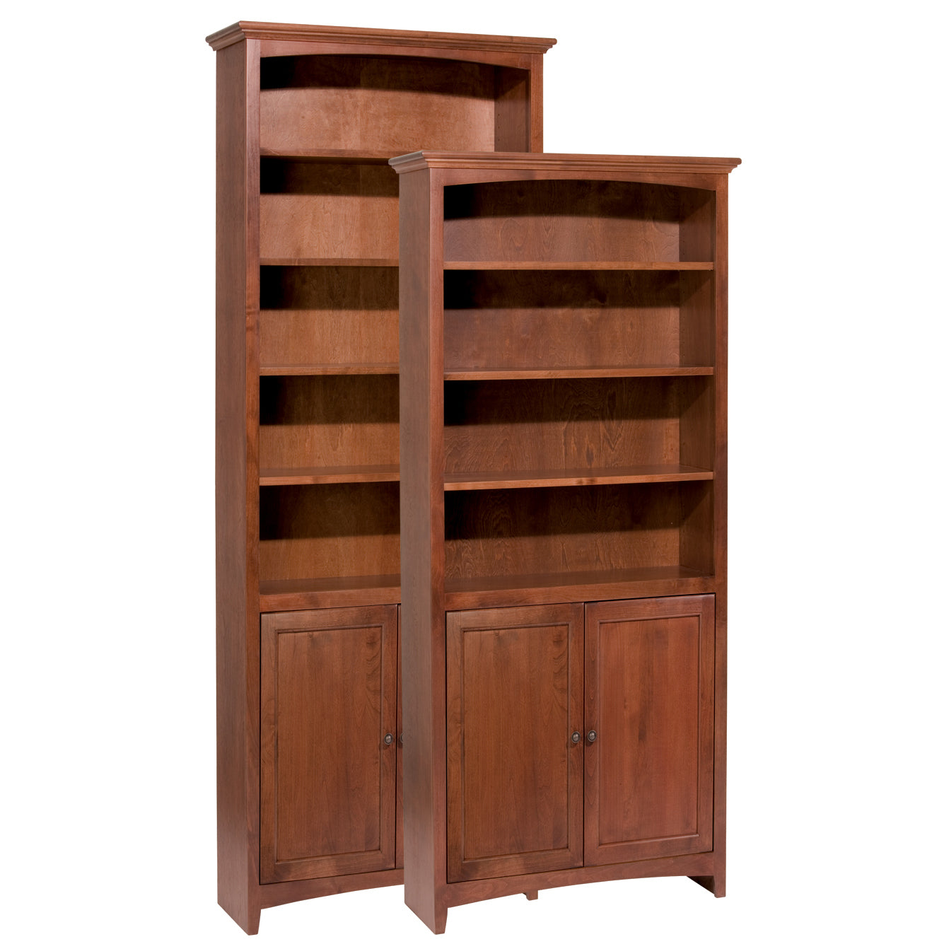 McKenzie Alder Bookcase 30"Wide with Doors