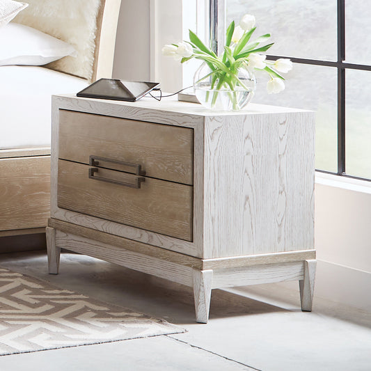 Catalina 2-Drawer Wide Nightstand