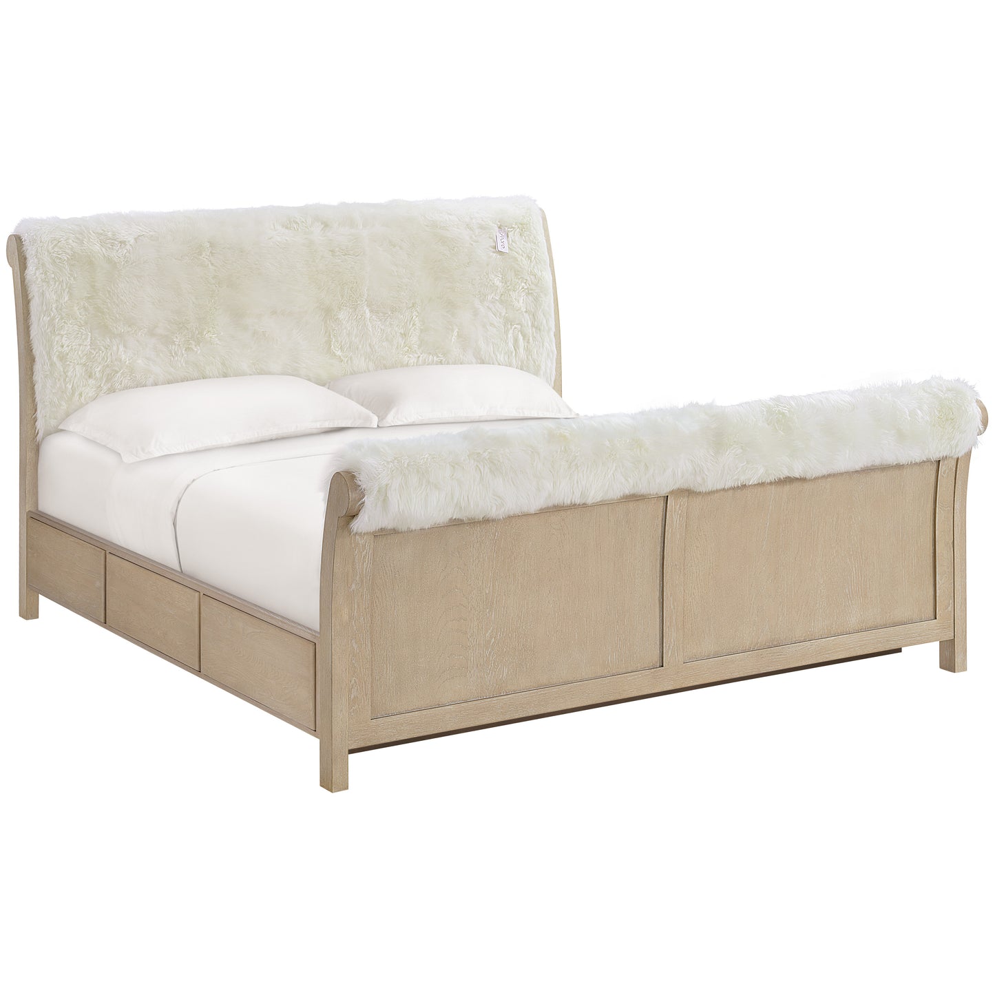 Catalina Sheepskin Storage Bed