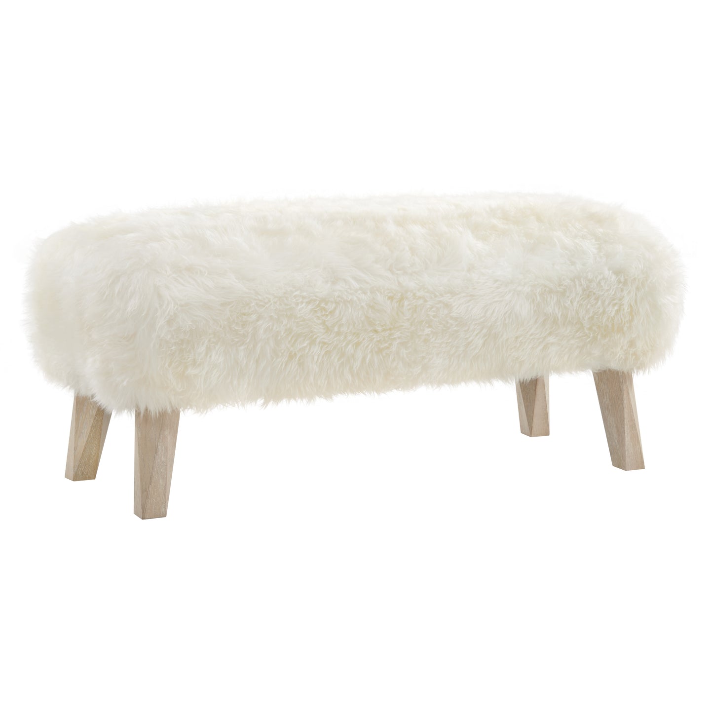 Catalina Sheepskin Bench