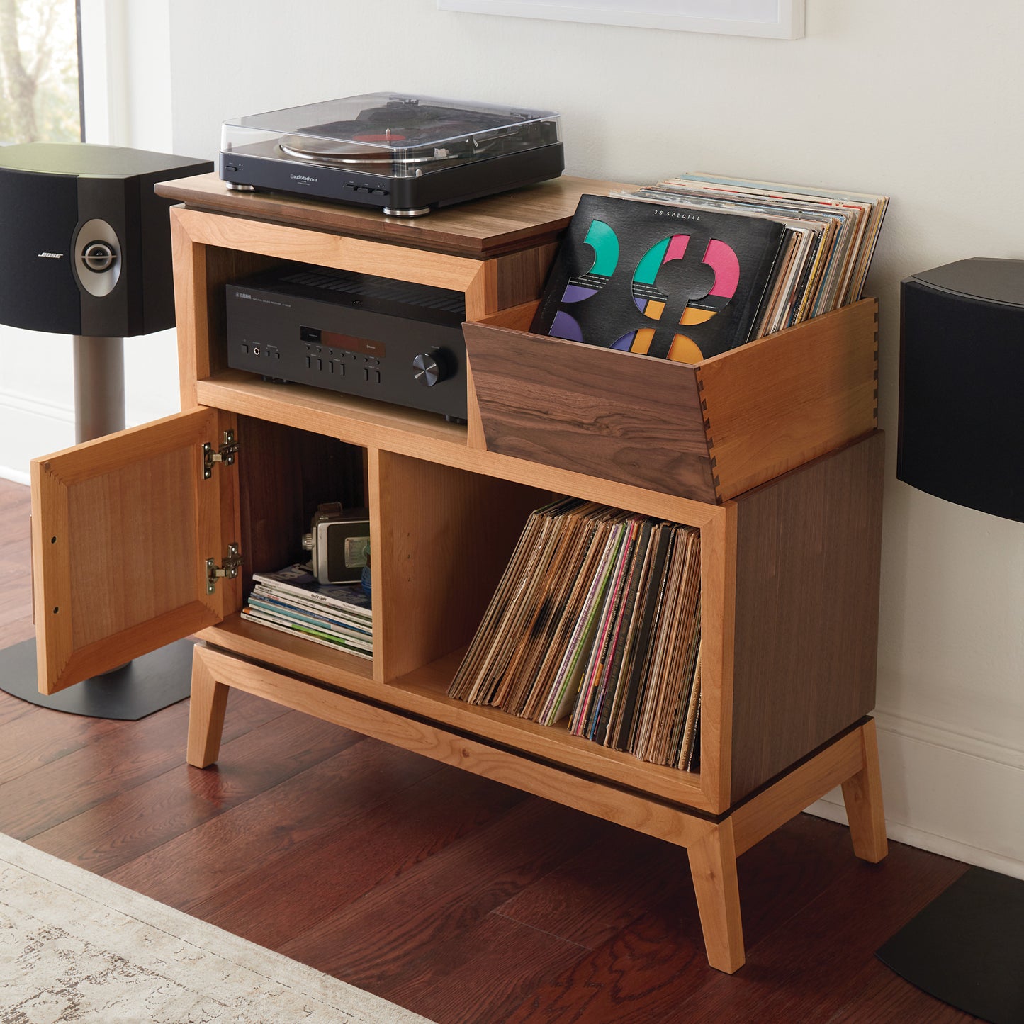 Addison 38"W Vinyl Record Station