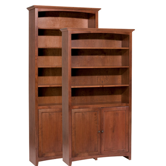 McKenzie Alder Bookcase 36"Wide with Doors