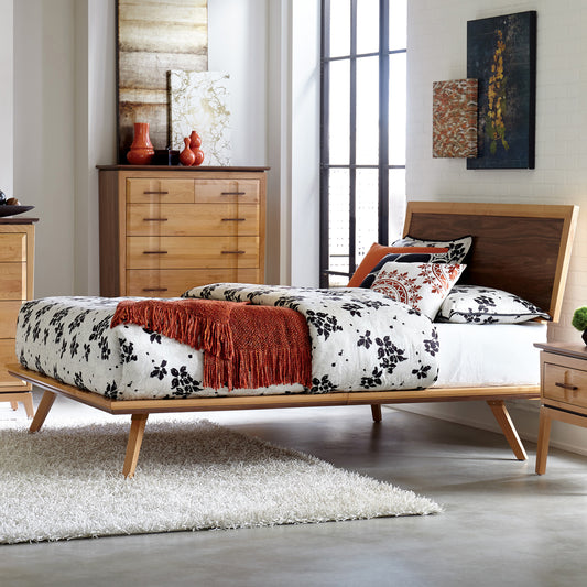 Addison Adjustable Headboard Platform Bed