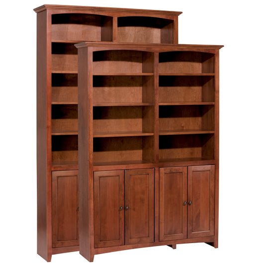 McKenzie Alder Bookcase 48"Wide with Doors