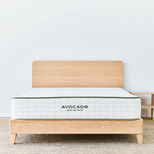 Avocado City Bed Frame with Headboard