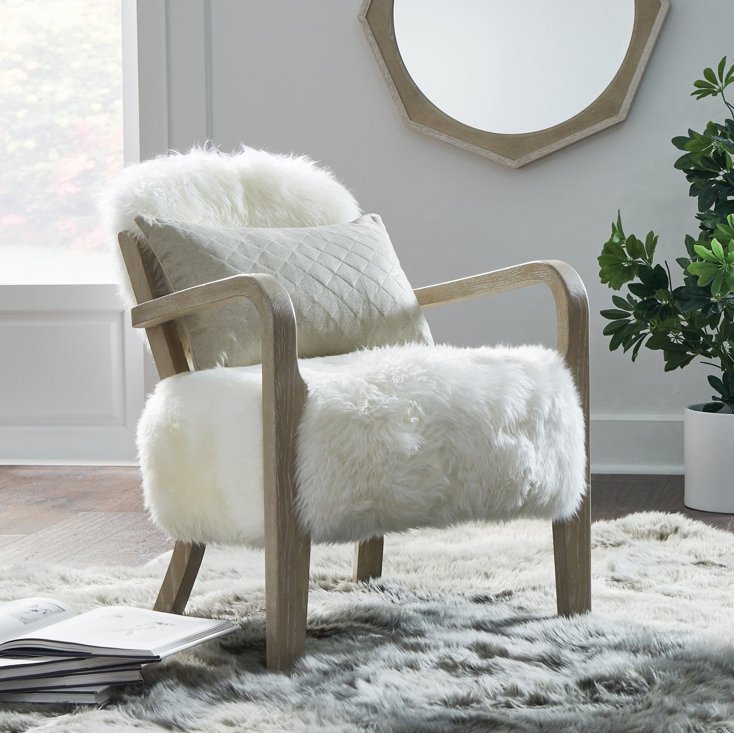 Catalina Sheepskin Arm Chair